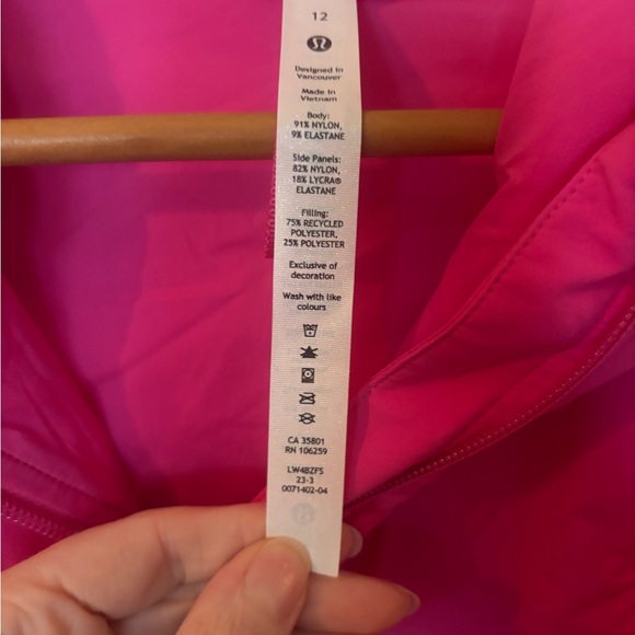 Lululemon Pink Jacket - Picture 2 of 3